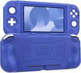 MoKo Protective Case for Switch Lite, Silicone Soft Grip Cover Case, Kids Friendly Ergonomic Grip Case Cover Shell Anti-Collision Non-Slip Shockproof Case Compatible with Switch Lite - Blue