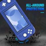 MoKo Protective Case for Switch Lite, Silicone Soft Grip Cover Case, Kids Friendly Ergonomic Grip Case Cover Shell Anti-Collision Non-Slip Shockproof Case Compatible with Switch Lite - Blue