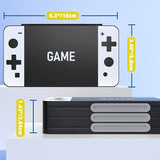 MoKo 72 Game Card Case Compatible with Nintendo Switch OLED 2021/Switch/Switch Lite, Switch Games Holder Case for 72 Switch Game Card & 24 SD Card, Slim & Portable Game Card Storage Box, Black&White