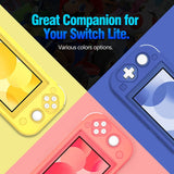 MoKo Protective Case for Switch Lite, Silicone Soft Grip Cover Case, Kids Friendly Ergonomic Grip Case Cover Shell Anti-Collision Non-Slip Shockproof Case Compatible with Switch Lite - Blue