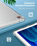 MoKo Case Compatible with Galaxy Tab A7 10.4" 2020, Ultra Clear Soft Flexible Transparent TPU Skin Bumper Back Cover Shell Fits Samsung Galaxy Tab A7 10.4 Inch 2020 Model (SM-T500/505/507), Clear
