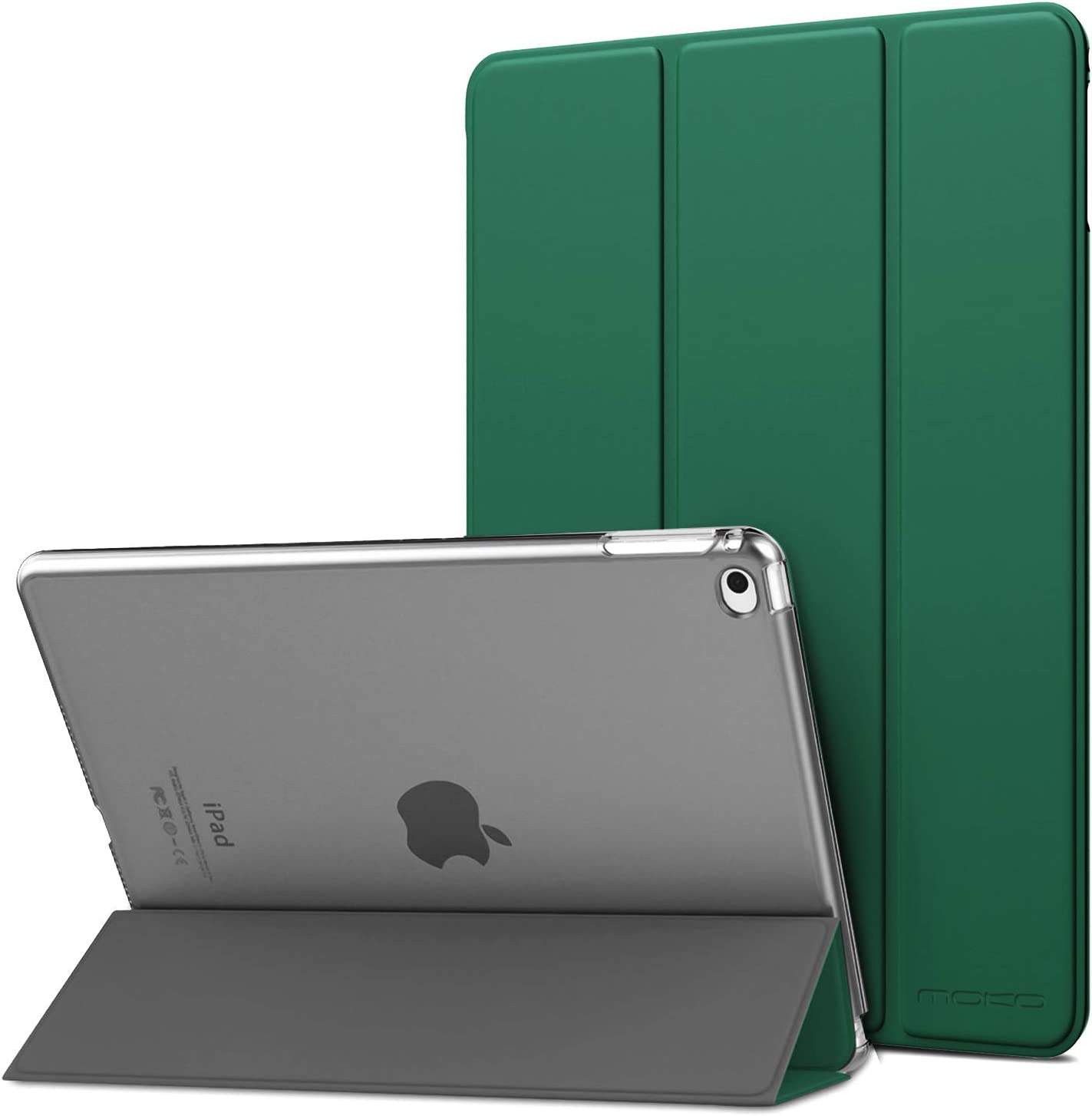 MoKo Case Fit iPad Air 2 - Slim Lightweight Smart Shell Stand Cover with Translucent Frosted Back Protector Fit iPad Air 2 9.7" Tablet, Rose Gold (with Auto Wake/Sleep, Not fit iPad Air)
