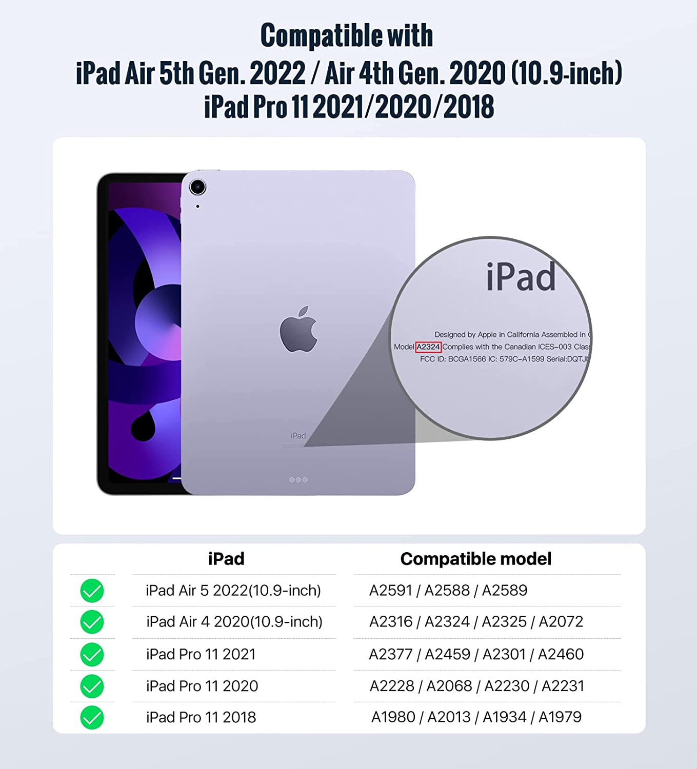 MoKo 2-Pack Paper Felt Tempered Glass Screen Protector Fit iPad Air 5th/4th Generation 10.9 2022/2020, iPad Pro 11 2018/2020/2021, Anti-Glare Bubble-Free with Alignment Frame, Matte & Blue