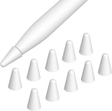 MoKo 10 Pack Pencil Tips Cover Fit iPad Pencil, Compatible with Apple Pencil 1st Gen/Pencil 2nd Generation,Pen Nibs Cover for Drawing Writing Anti-Slip Silicone Lightweight Protective Case,Multi Color