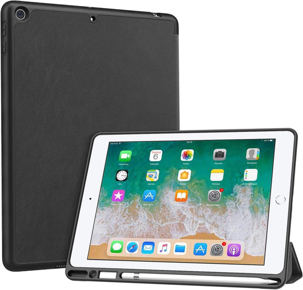 MoKo Case Fit 2018 iPad 9.7 6th Generation with Pencil Holder