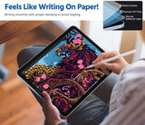 MoKo 2-Pack Paper Feeling Matte Screen Protector Fit iPad Air 5th/4th Gen 10.9 2022/2020, iPad Pro 11 2018/2020/2021, Anti-Scratch Anti-Glare Bubble-Free PET Clear Film Support Apple Pencil,Matte