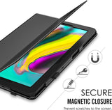 MoKo Case Fit Samsung Galaxy Tab Advanced2 T583 10.1" Tablet, Ultra Compact Protection Premium Folding Stand Slim Smart Cover Case for Galaxy Tab Advanced2 T583 10.1 Inch 2019 Tablet - Black