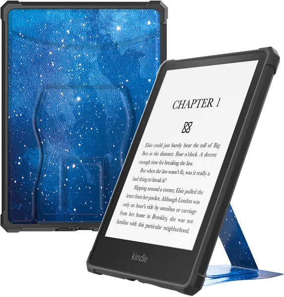 Custodia Per Kindle Paperwhite 11a Gen - TPU Trasparente Con Design Fiori - Foto 3