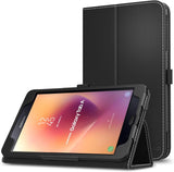 MoKo Samsung Galaxy Tab A 8.0 2017 Case - Slim Folding Stand Cover Case with Handle Strap for Galaxy Tab A 8.0 (SM-T380 / T385) 2017 Release (NOT FIT 2015 Tab A 8.0 SM-T350/P350), Black