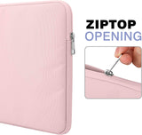 MoKo 11 Inch Tablet Sleeve Bag Carrying Case Fits iPad air 5 10.9 inch 2022, iPad Pro 11 2021-2018, iPad 9/8/7th Gen 10.2, iPad Air 4 10.9/Air 3 10.5, Tab S8 11"/Tab A 10.1, Tab S6, Pink