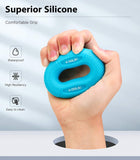 MoKo Hand Grip Exerciser Strengthener Ring, 3 Pack Finger Physical Hand Gripper Wrist Forearm Workout Trainer Silicone Gripper for Hand Exercising (20/30LB,30/40LB,40/50LB)/(40/50LB,50/60LB,70/80LB)