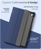 MoKo Case Compatible with Lenovo Tab M10 FHD Plus 2nd Gen 10.3 inch, Lightweight Slim PU Tablet Trifold Stand Shell Cover Case with Auto-Sleep Fits Lenovo Tab M10 Plus TB-X606F/TB-X606X, Indigo