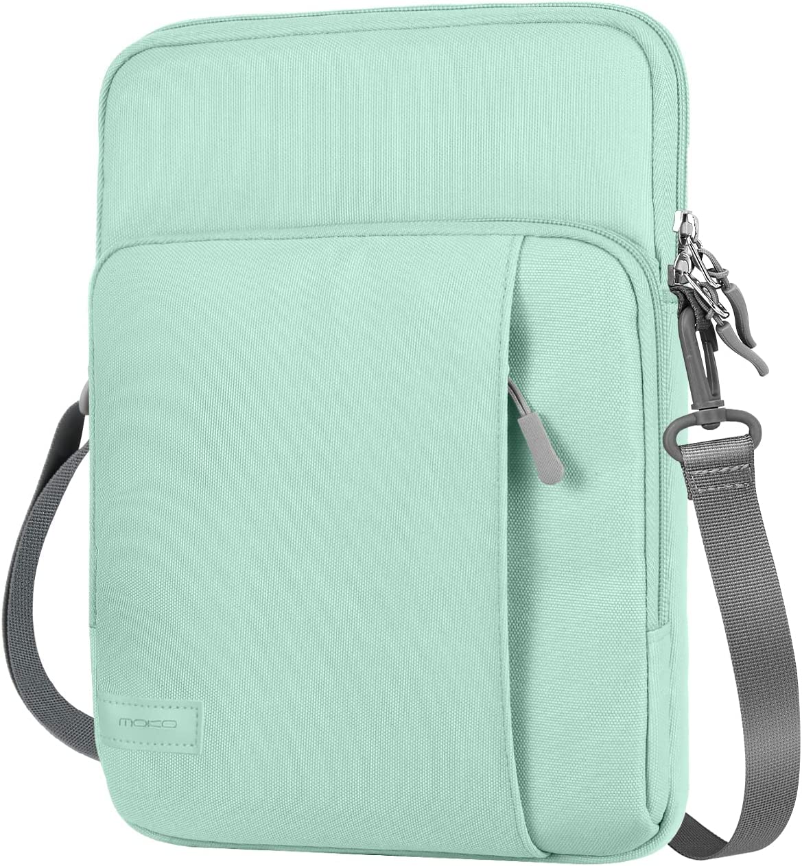 MoKo 12.9 Inch Tablet Sleeve Bag Carrying Case with Pockets Fits iPad Pro 12.9 2021/2020/2018,Surface Laptop Go 12.4",Galaxy Tab S8+ 12.4", Pink