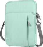 MoKo 12.9 Inch Tablet Sleeve Bag Carrying Case with Pockets Fits iPad Pro 12.9 2021/2020/2018,Surface Laptop Go 12.4",Galaxy Tab S8+ 12.4", Pink