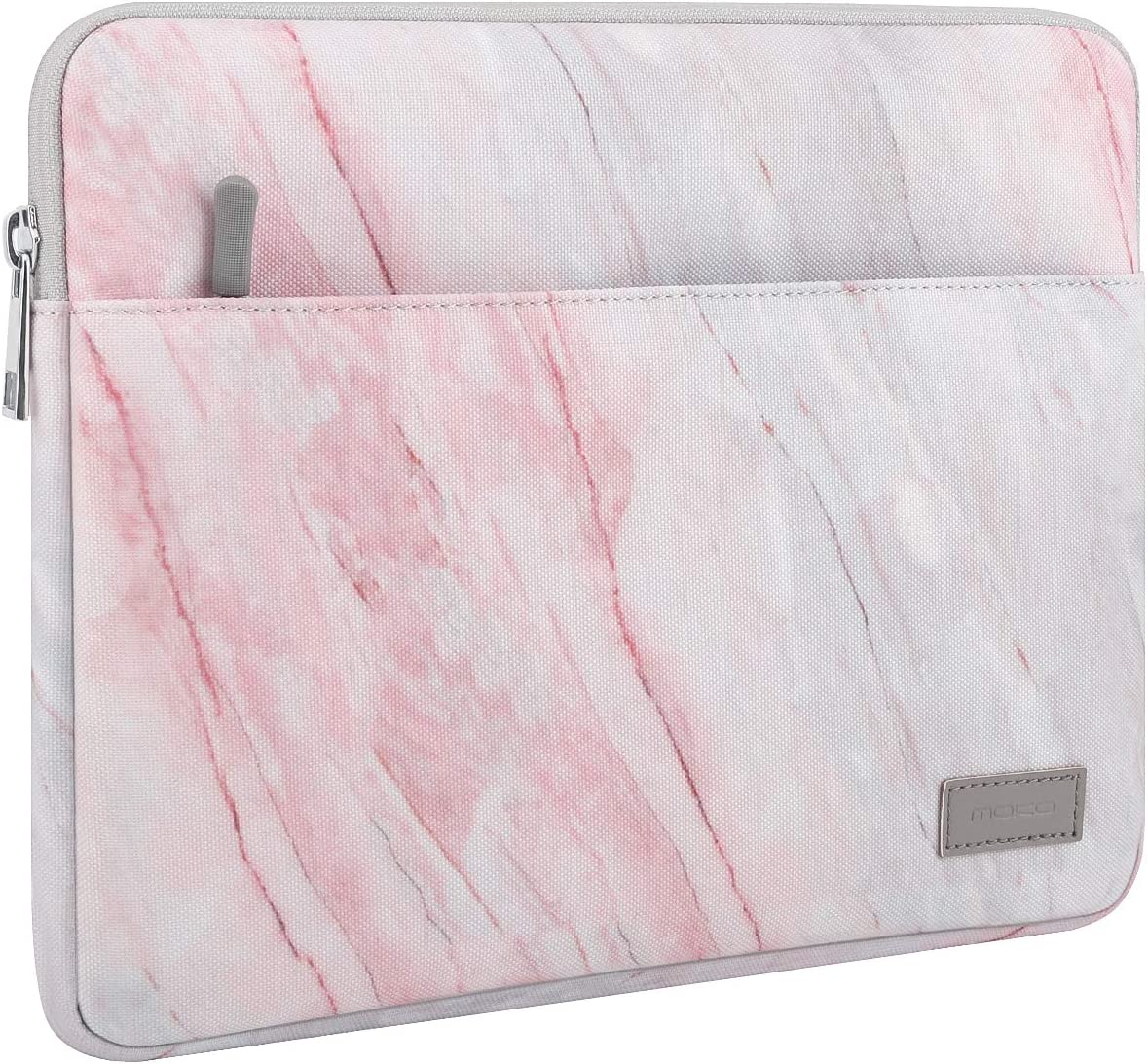 MoKo 13-13.3 Inch Laptop Sleeve Fits Tab S8+ 12.4", Surface pro 8 MacBook Pro M1 Pro/M1 Max 14.2 2021/Pro 13”, iPad Pro 12.9 2021/2020, Notebook Computer Case Cover Bag with Pocket, Marble