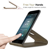 MoKo Wooden Cell Phone Stand, Smartphone Desktop Holder, Mobile Phone Holder Cradle, Fits with iPhone 13/13 Pro Max, iPhone 12 Pro Max/ 12 Pro Mini, iPad 9, iPad Mini 6, Galaxy S20 6.2", Walnut Color