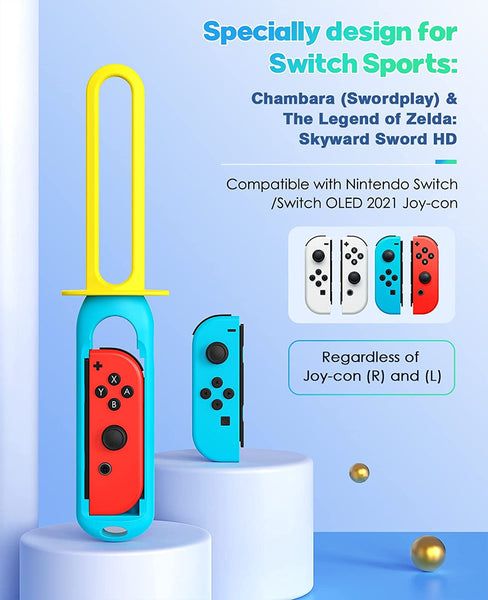 CODOGOY Switch Zelda LED Sword - Game Accessory For Sports & Zelda Games With Card Storage