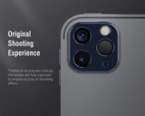 MoKo 2-Pack Camera Lens Protector Fit iPad Pro 12.9 2021/2020 & iPad Pro 11 2021/2020, Metal Frame Aluminum Alloy Sticker, Scratch-Resistant Plate Panel Back Rear Camera Protective Shield - Black