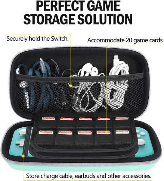 MoKo Carrying Case Compatible with Nintendo Switch Lite, Hard