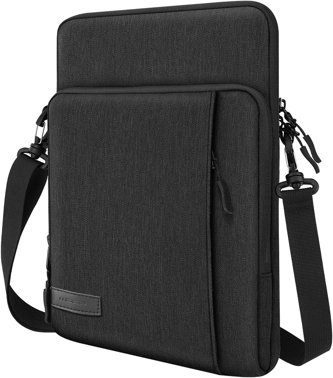 MoKo 12.9 Inch Tablet Sleeve Bag Carrying Case with Pockets Fits iPad Pro 12.9 2021/2020/2018,Surface Laptop Go 12.4",Galaxy Tab S8+ 12.4", Pink