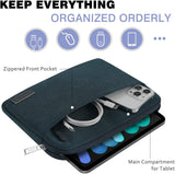 MoKo 7-8 Inch Tablet Sleeve Bag, Carrying Case Fit with iPad Mini 6/5/4/3/2, Samsung Galaxy Tab A7 Lite 8.7" / Tab A 8.0", New Fire 7, Indigo
