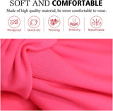 MoKo Versatile Lightweight Sports Headband, Breathable Sweat Wicking Multi-use Headwear, Elastic Knotted Hair Band Soft Turban Head Wrap, for Workout, Running, Yoga, Fitness, Casual, Fashion - Pink