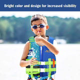 MoKo Swimming Vest for Kids, Children Swim Vests Water Activity Equipment Cute Pattern Watersports Swimming Device for Toddlers Boys Girls 50-90 lbs(L Size) 37-50 lbs (M Size)
