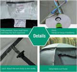 MoKo Emergency Survival Tent, Waterproof Family Camping Dome Tent 3 Person, Portable Outdoor Instant Cabin Tent, 4-Season Double Layer Sun Shelter Shade for Hiking, Backpacking, Mountaineering