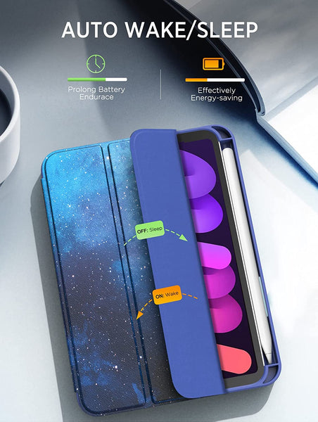 【美品】iPad mini 6、Apple Pencil、Smart Cover For Ipad Mini 6 Case Ultra Thin Magnetic Smart Cover Pro 11