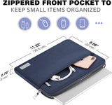 MoKo 11 Inch Tablet Sleeve Bag Carrying Case Fits iPad air 5 10.9 inch 2022, iPad Pro 11 2021-2018, iPad 9/8/7th Gen 10.2, iPad Air 4 10.9/Air 3 10.5, Tab S8 11"/Tab A 10.1, Tab S6,Indigo