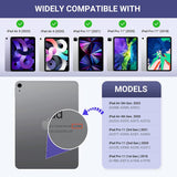 MoKo Magnetic Privacy Screen Protector for iPad Air 5th/4th Generation 10.9-inch 2022/2020, iPad Pro 11 2021/2020/2018, Removable & Reusable Anti-Spy Easy-Install PET Film Support Apple Pencil, Matte