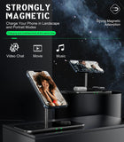 MoKo 3 in 1 Magnetic Wireless Charger Stand, 15W Aluminum Charger Dock Fast Charging Station Compatible with Magsafe iPhone 13/12/Pro/Pro Max/Apple Watch Series SE/7/6/5/4/3/2/AirPods 3/2/Pro
