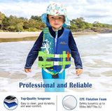 MoKo Swimming Vest for Kids, Children Swim Vests Water Activity Equipment Cute Pattern Watersports Swimming Device for Toddlers Boys Girls 50-90 lbs(L Size) 37-50 lbs (M Size)
