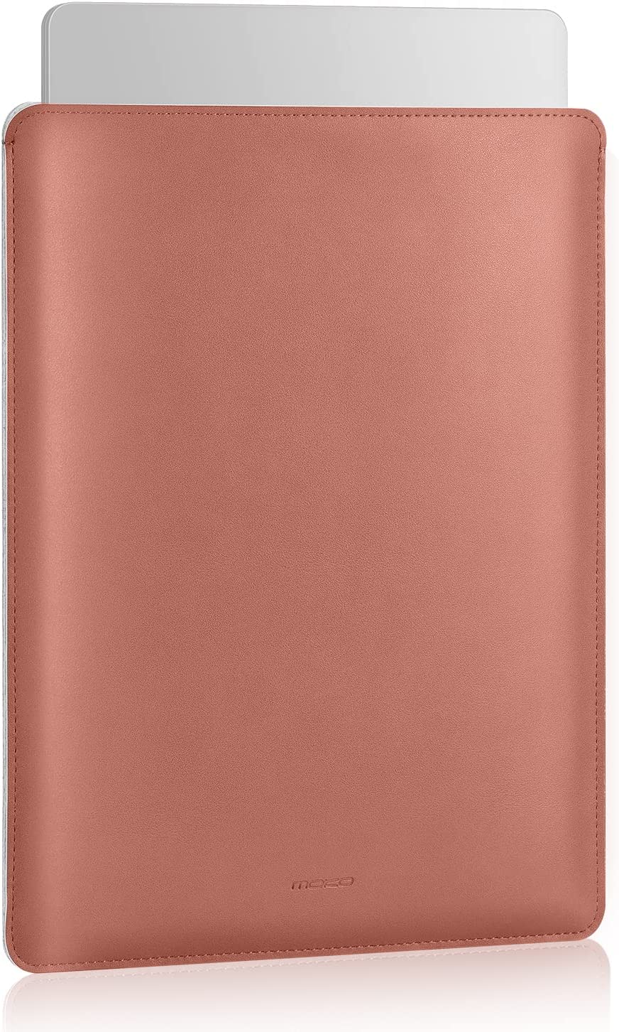 MoKo 7-8 Inch Tablet Sleeve, PU Leather Briefcase Slim Stylish Case Pouch Fit with iPad Mini (6th Gen) 8.3" 2021, iPad Mini 5/4/3/2/1, Galaxy Tab S2 8.0, Tab A 8.0, ZenPad Z8s 7.9, Brown