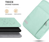 MoKo 12.9 Inch Tablet Sleeve Bag Carrying Case with Pockets Fits iPad Pro 12.9 2021/2020/2018,Surface Laptop Go 12.4",Galaxy Tab S8+ 12.4", Mint Green