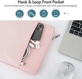 MoKo 9-11 Inch Tablet Sleeve Bag Carrying Case Fit iPad air 5 10.9" 2022, iPad Pro 11 2021-2018, iPad 9/8/7th Gen 10.2, iPad Air 4 10.9, iPad Air 3 10.5, iPad 9.7, Tab S8/S7/A7 Lite/Tab A 10.1, Pink
