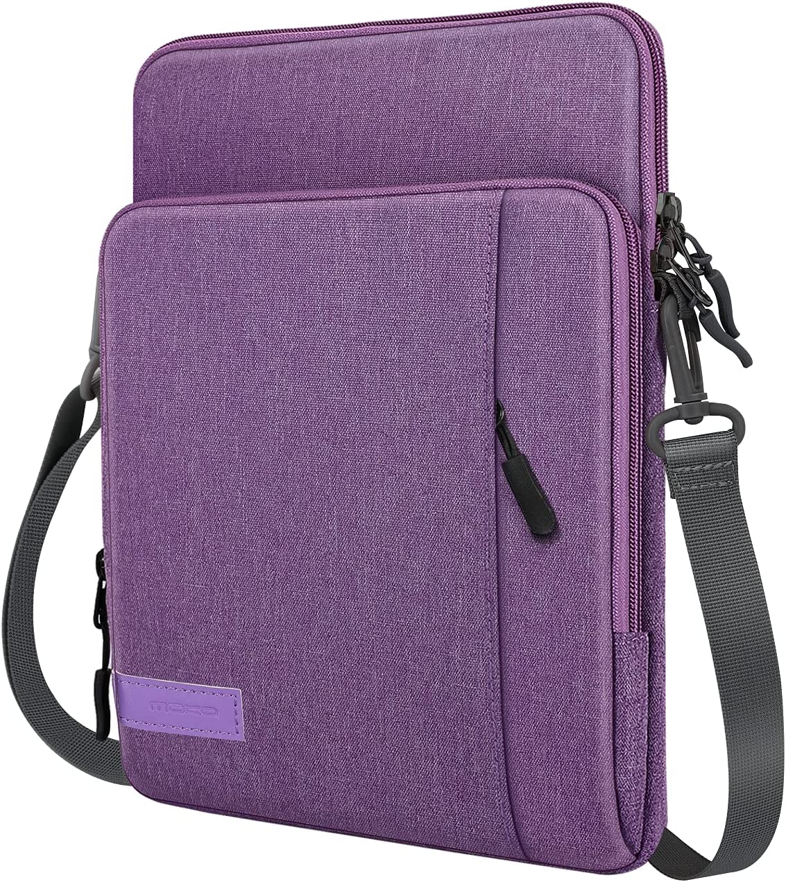 MoKo 12.9 Inch Tablet Sleeve Bag Carrying Case with Pockets Fits iPad Pro 12.9 2021/2020/2018,Surface Laptop Go 12.4",Galaxy Tab S8+ 12.4", Pink