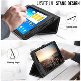 MoKo Samsung Galaxy Tab A 8.0 2017 Case - Slim Folding Stand Cover Case with Handle Strap for Galaxy Tab A 8.0 (SM-T380 / T385) 2017 Release (NOT FIT 2015 Tab A 8.0 SM-T350/P350), Black
