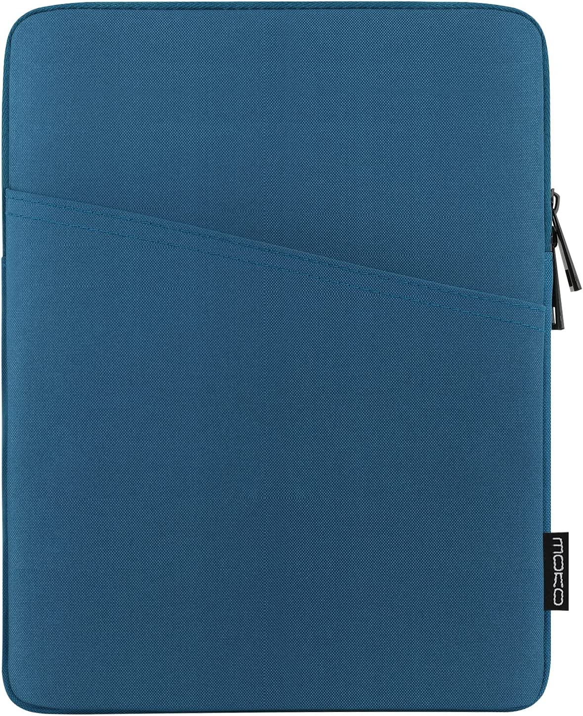 MoKo 9-11 Inch Tablet Sleeve Fits iPad air 5 10.9" 2022, iPad Pro 11 2021-2018, iPad 9/8/7th Gen 10.2, iPad Air 4 10.9, iPad Air 3 10.5, iPad 9.7, Tab A 10.1, Polyester Bag with Pocket, Black