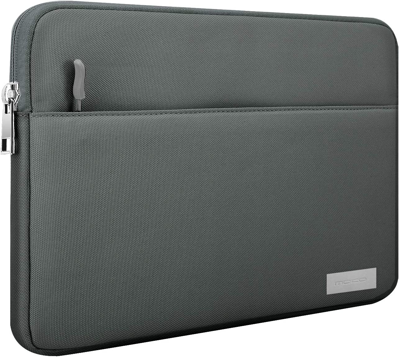 MoKo 13-13.3 Inch Laptop Sleeve Fits Tab S8+ 12.4", Surface pro 8 MacBook Pro M1 Pro/M1 Max 14.2 2021/Pro 13”, iPad Pro 12.9 2021/2020, Notebook Computer Case Cover Bag with Pocket, Marble