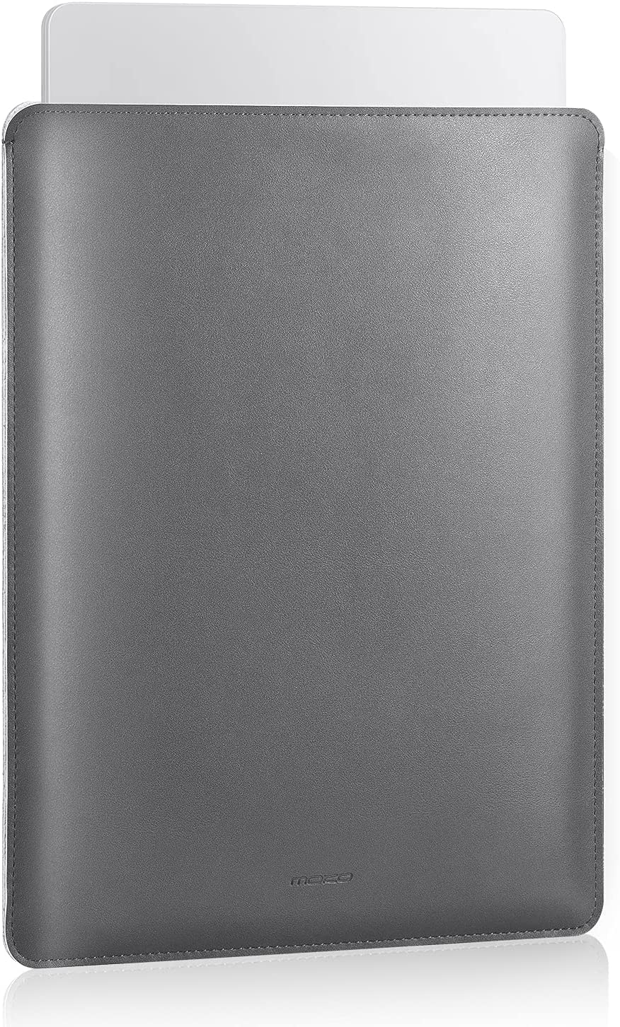 MoKo 7-8 Inch Tablet Sleeve, PU Leather Briefcase Slim Stylish Case Pouch Fit with iPad Mini (6th Gen) 8.3" 2021, iPad Mini 5/4/3/2/1, Galaxy Tab S2 8.0, Tab A 8.0, ZenPad Z8s 7.9, Brown
