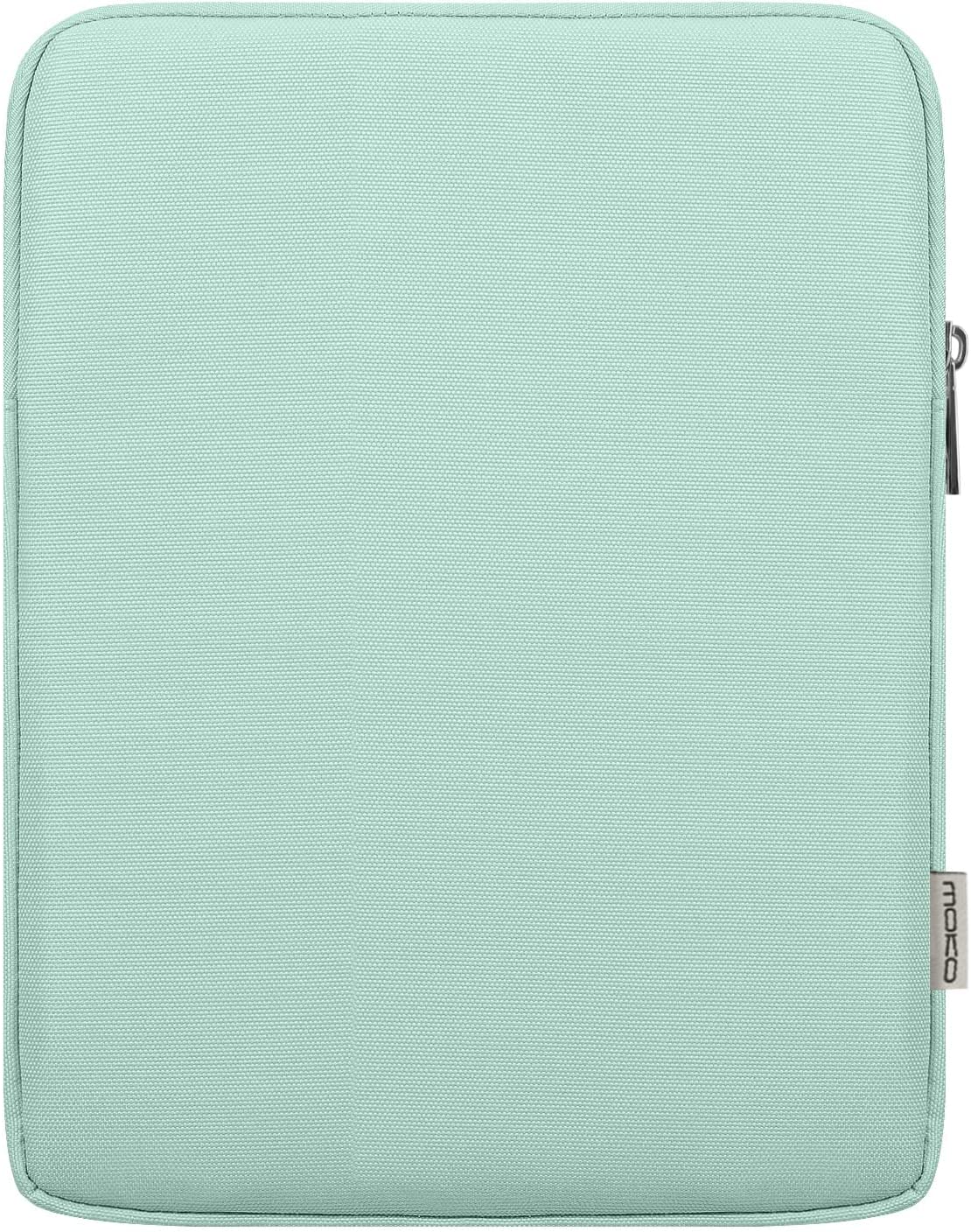 MoKo 12.9 Inch Laptop Sleeve Case Fits iPad Pro 12.9 2021-2018, iPad Pro 12.9 2017/2015, Tab S8+ 12.4", Surface Laptop Go 12.4", Polyester Bag Fit with Apple Pencil and Smart Keyboard, Light Gray