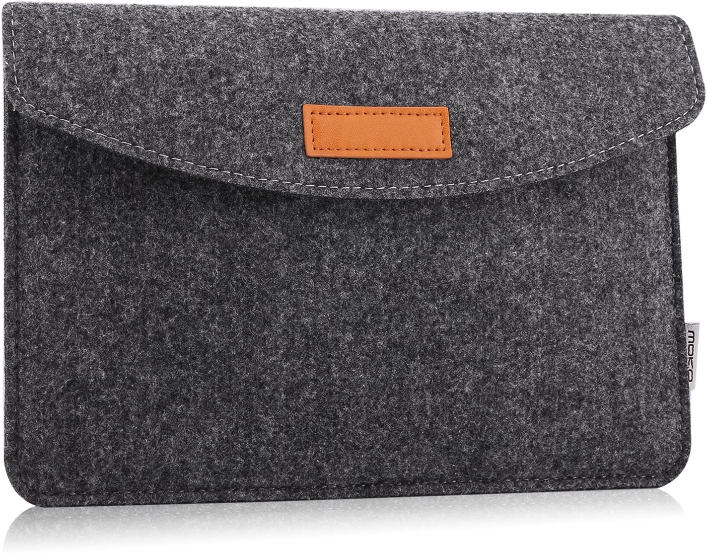 MoKo 9-11 Inch Felt Tablet Sleeve Bag Carrying Case Fits Tab S8 11", iPad Pro 11 2021-2018, iPad 9th 8th 7th Gen 10.2, iPad Air 4 10.9, iPad Air 3 10.5, iPad 9.7, Galaxy Tab A 10.1 - Dark Gray