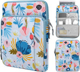 MoKo 9-11 Inch Tablet Sleeve Bag Carrying Case with Storage Pockets Fits iPad air 5 10.9" 2022, iPad Pro 11 2021/2020, iPad 9/8/7th Gen 10.2, iPad Air 4 10.9, Tab A 10.1, Tab S8 11", Mint Green