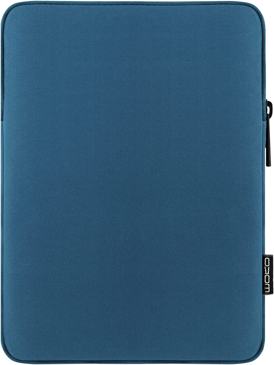 MoKo 12.9 Inch Laptop Sleeve Case Fits Tab S8+ 12.4", iPad Pro 12.9 2021-2018, iPad Pro 12.9 2017/2015, Surface Laptop Go 12.4", Polyester Bag Fit with Apple Pencil and Smart Keyboard, Peacock Blue