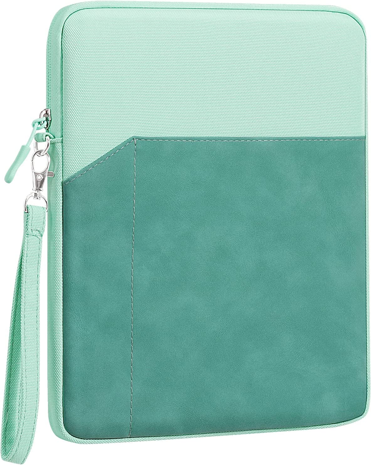 MoKo 7-8 Inch Tablet Sleeve Case, Double Pocket Stitching Case Fits iPad Mini (6th Gen) 8.3" 2021, iPad Mini 5/4/3/2/1, Samsung Galaxy Tab S2 8.0, Tab A 8.0, NeuTab 7", ZenPad Z8s 7.9, Light Gray