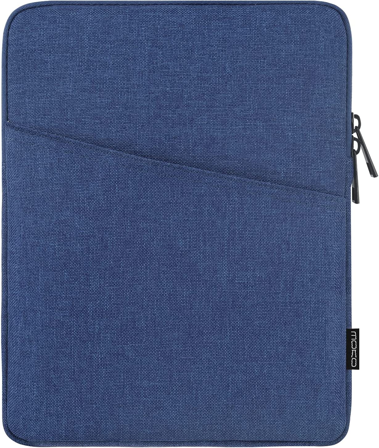 MoKo 9-11 Inch Tablet Sleeve Fits iPad air 5 10.9" 2022, iPad Pro 11 2021-2018, iPad 9/8/7th Gen 10.2, iPad Air 4 10.9, iPad Air 3 10.5, iPad 9.7, Tab A 10.1, Polyester Bag with Pocket, Black