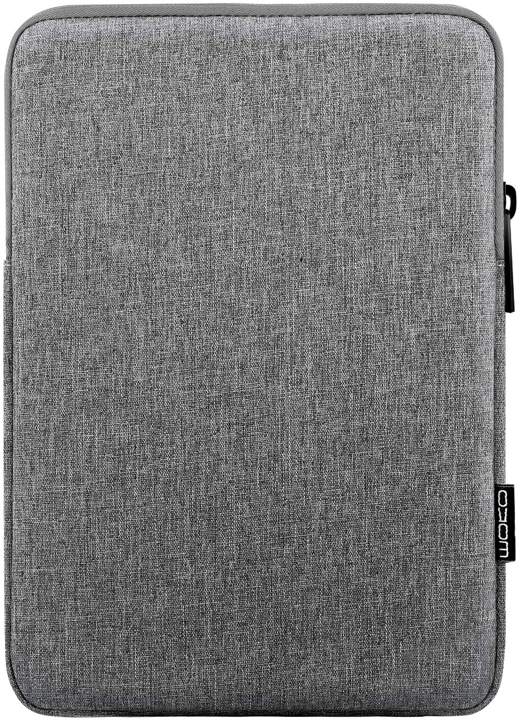 MoKo 12.9 Inch Laptop Sleeve Case Fits iPad Pro 12.9 2021-2018, iPad Pro 12.9 2017/2015, Tab S8+ 12.4", Surface Laptop Go 12.4", Polyester Bag Fit with Apple Pencil and Smart Keyboard, Space Gray