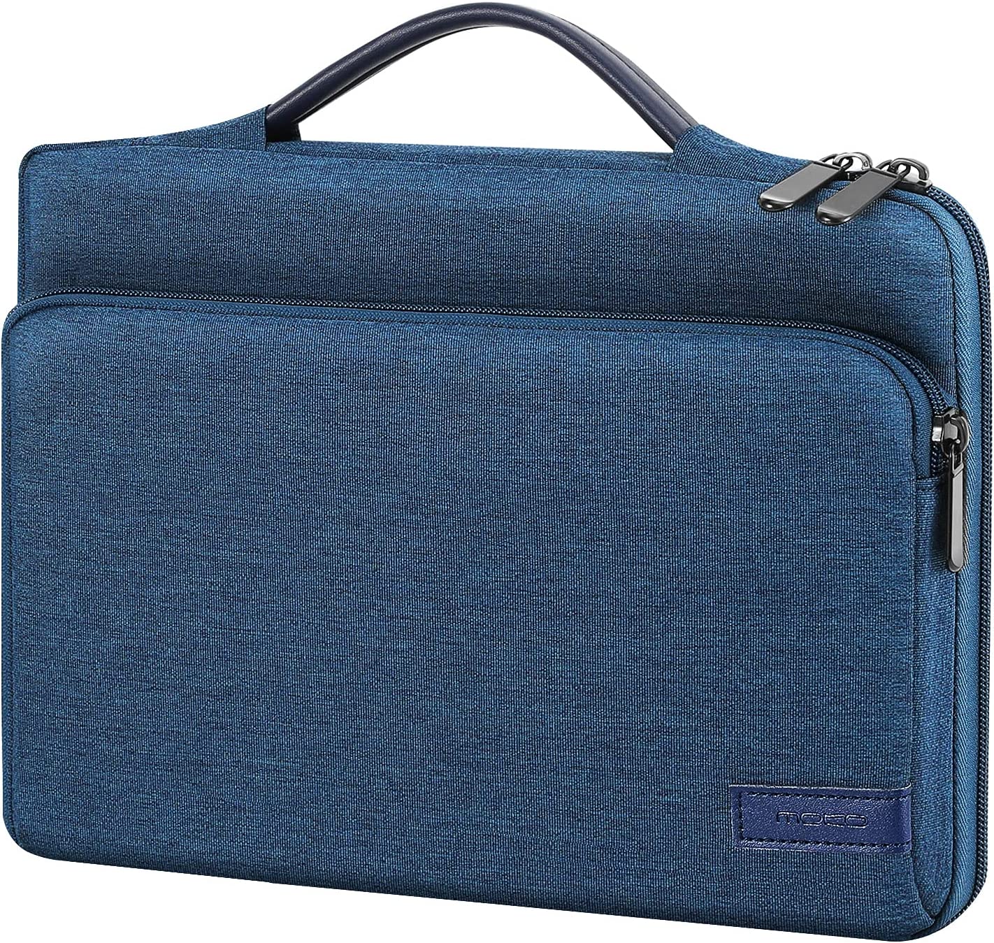 MoKo 9-11 Inch Tablet Sleeve Bag Carrying Case with Retractable Handle Fits iPad air 5 10.9" 2022, iPad Pro 11 2021-2018, iPad 9/8/7th Gen 10.2, Tab A 10.1/Tab S8+ 12.4", Indigo