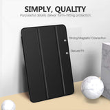 MoKo Case for iPad 10.2 Case iPad 9th Generation 2021/ iPad 8th Generation 2020/ iPad 7th Generation 2019, Slim Stand Hard Back Shell Smart Cover Case for iPad 10.2 inch, Auto Wake/Sleep, Black